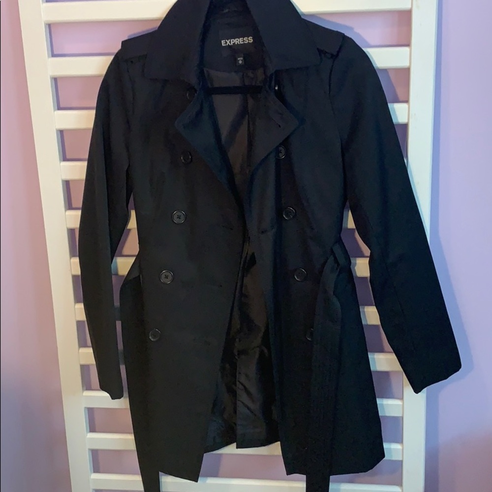 Express classic trench rain coat size XS